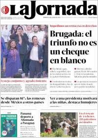 Portada de La Jornada (M&eacute;xico)