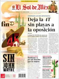 Portada de El Sol de México (M&eacute;xico)