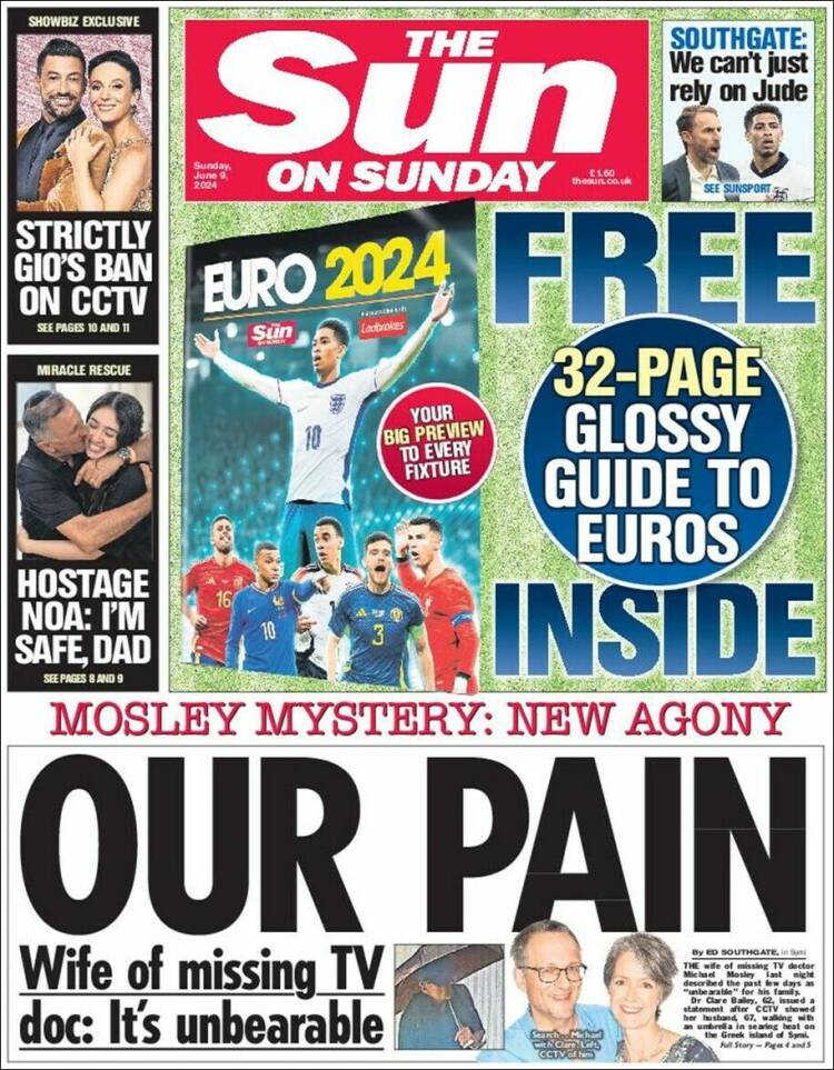 Portada de The Sun (Reino Unido)