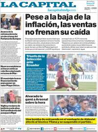 Portada de Diario La Capital - Mar del Plata (Argentina)