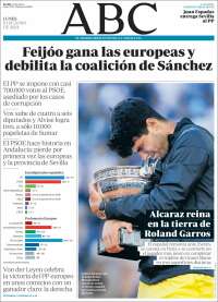 Portada de ABC - Sevilla (España)