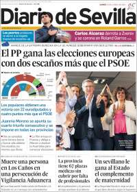 Portada de Diario de Sevilla (España)