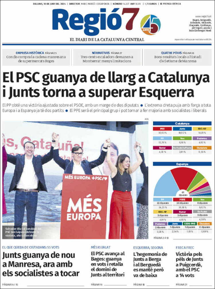 Portada de Regio7 (España)