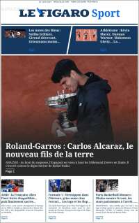 Portada de Le Figaro Sport (Francia)