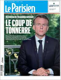 Portada de Le Parisien (Francia)