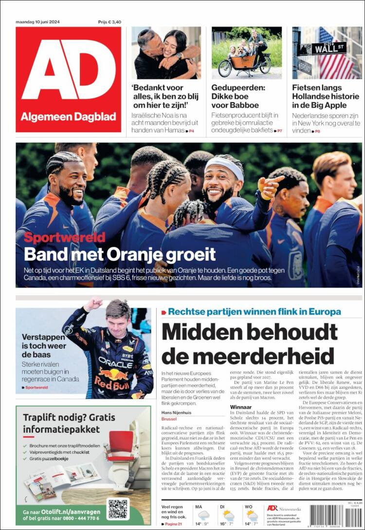 Portada de AD (Pa&iacute;ses Bajos)