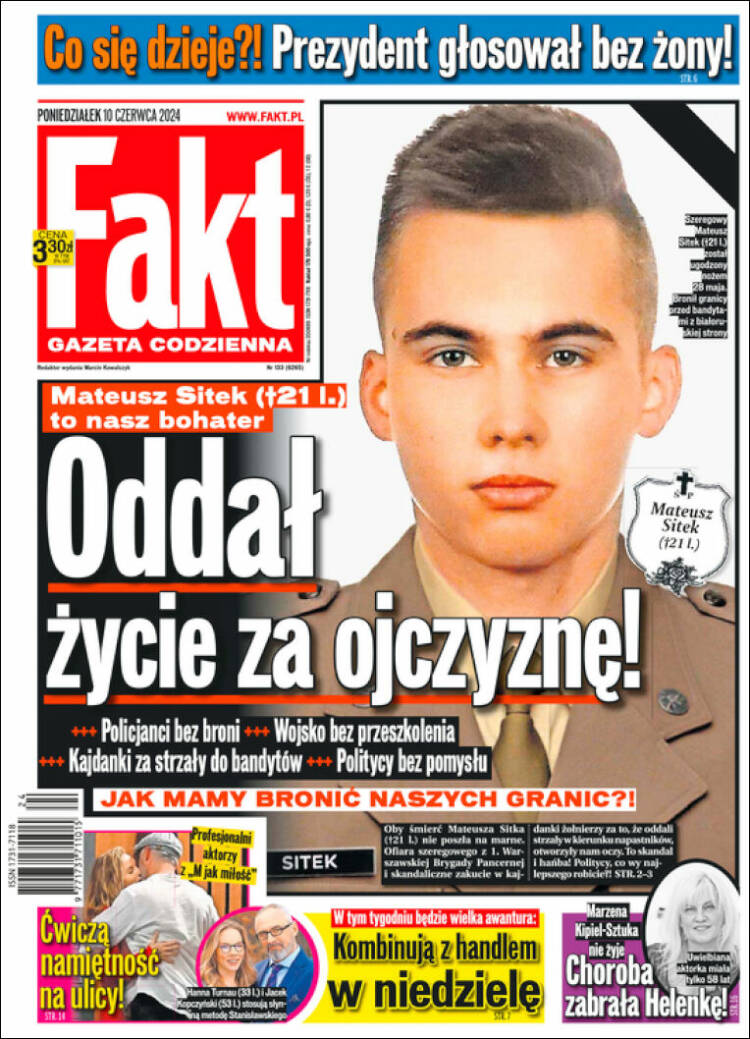 Portada de Fakt (Polonia)