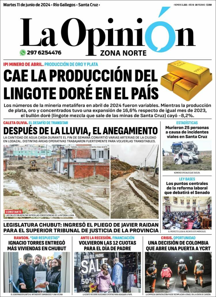 Portada de La Opinión Zona Norte (Argentina)
