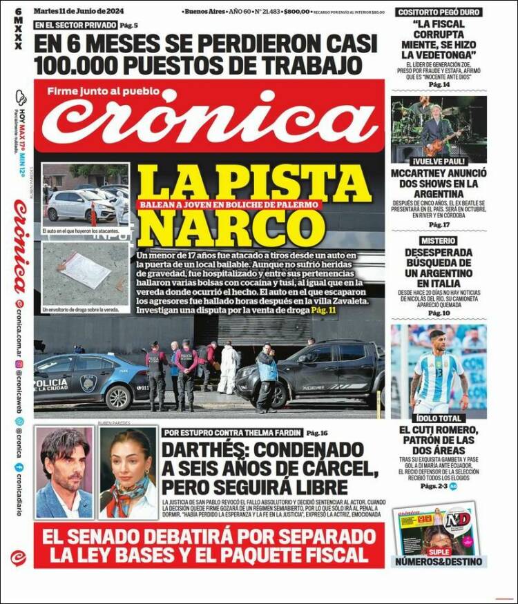 Portada de La Voz del Chaco (Argentina)
