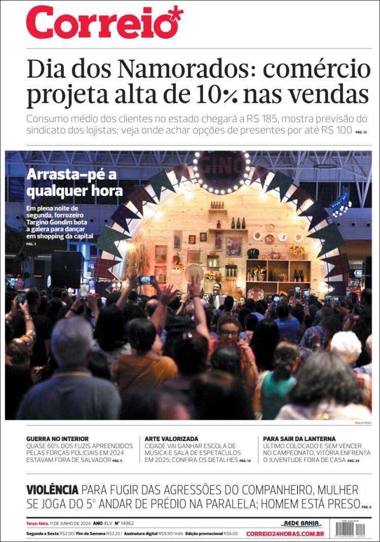 Portada de Correio* (Brasil)