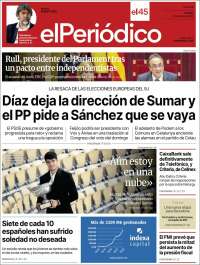 Portada de El Periódico (Espagne)