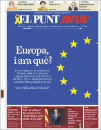 Portada de El Punt Avui (Espagne)