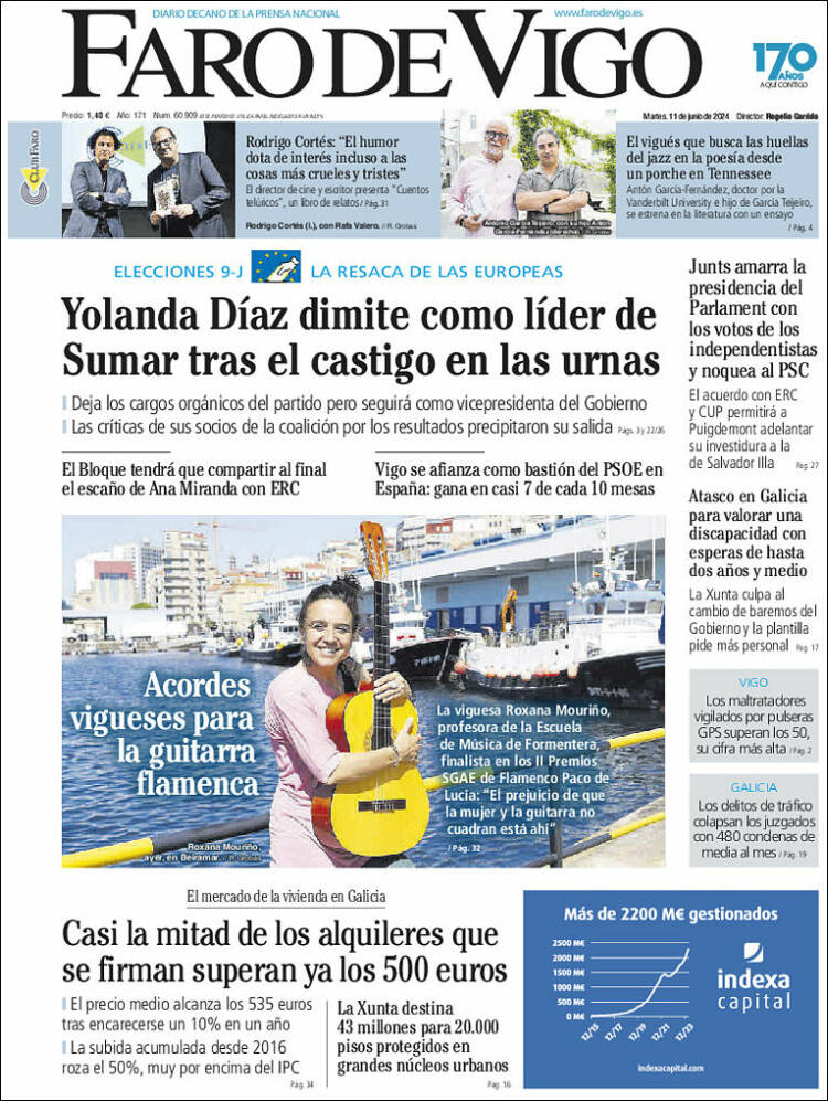 Portada de Faro de Vigo (Espa&ntilde;a)