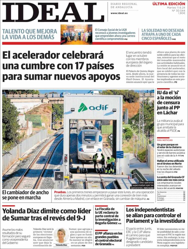 Portada de Ideal (Espa&ntilde;a)