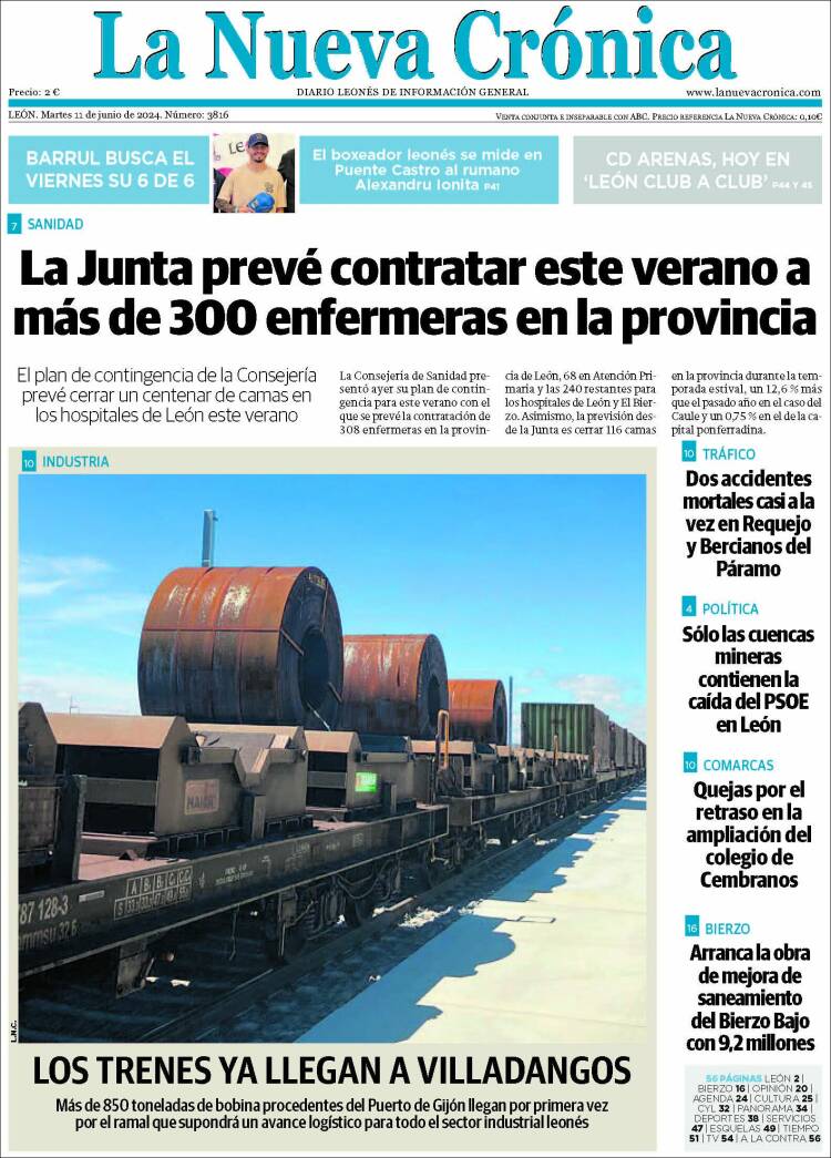 Portada de La Nueva Crónica (Espa&ntilde;a)