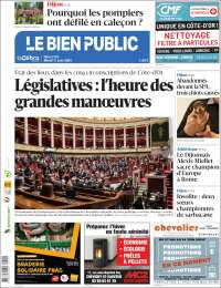 Portada de Le Bien Public (Francia)