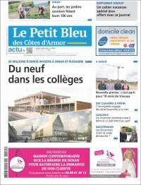 Portada de Le Petit Bleu (Francia)