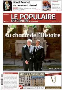 Portada de Le Populaire du Centre (Francia)