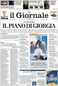 Portada de il Giornale (Italia)