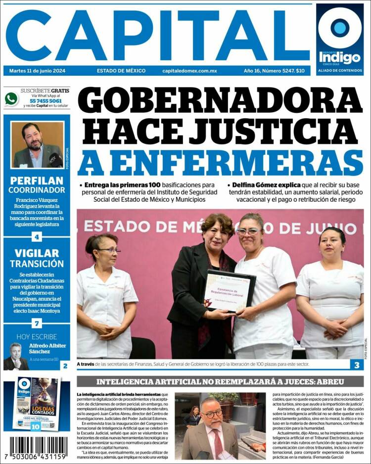 Portada de Capital México (M&eacute;xico)