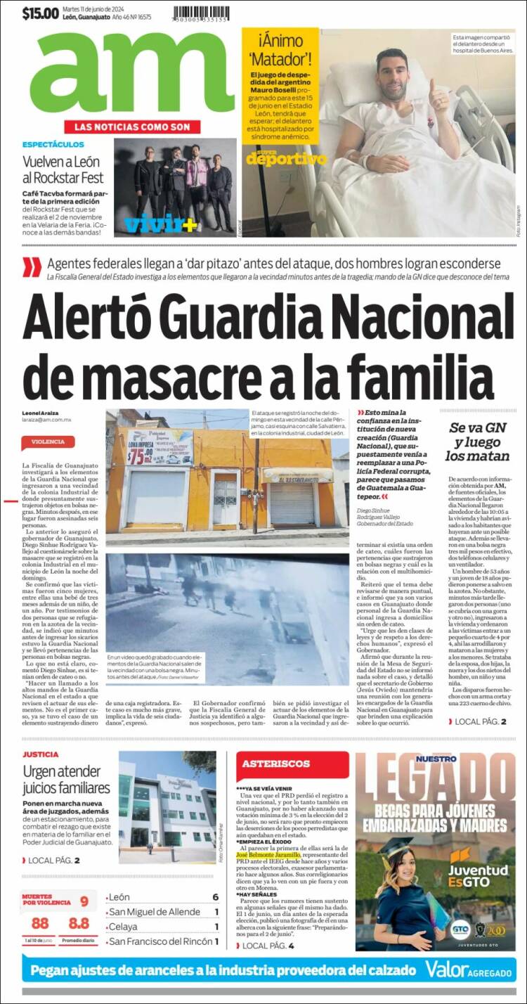 Portada de Al Día A.M. (M&eacute;xico)