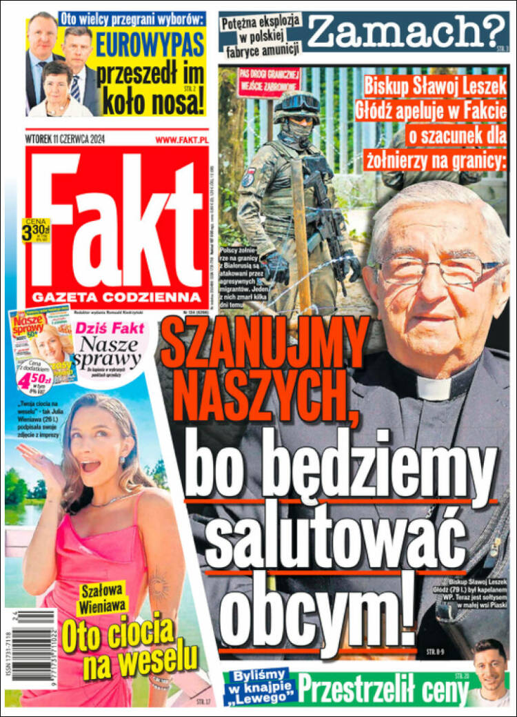 Portada de Fakt (Polonia)