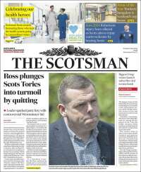 Portada de The Scotsman (Reino Unido)
