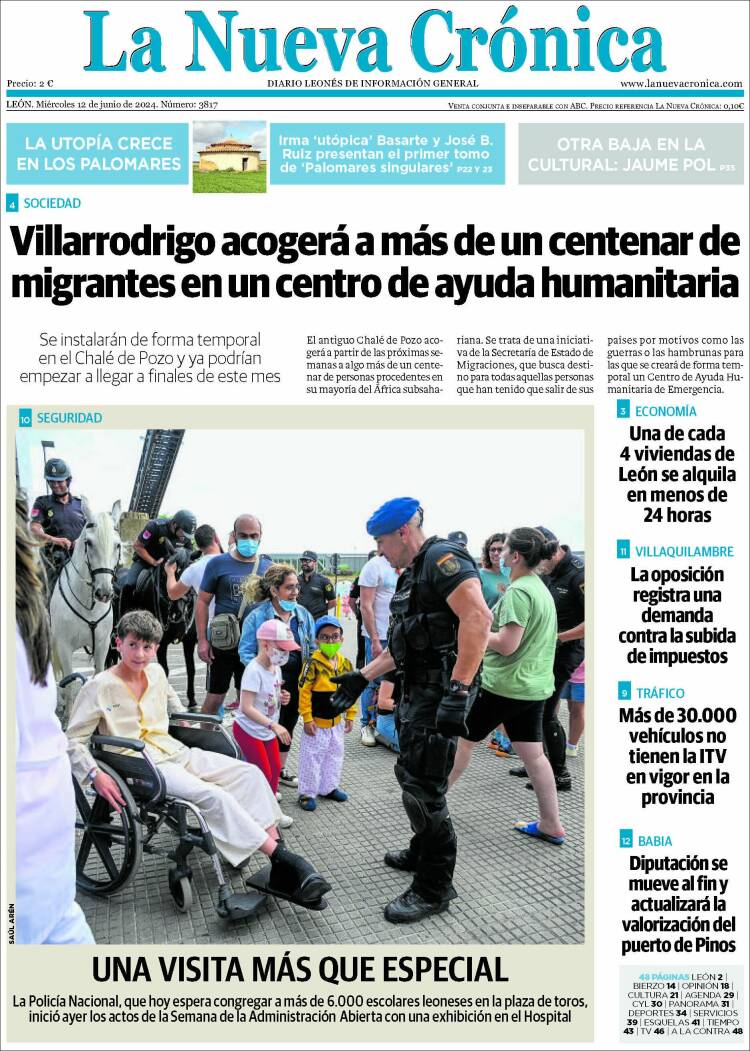Portada de La Nueva Crónica (España)