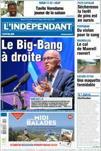 Portada de Le Indépendant (Francia)