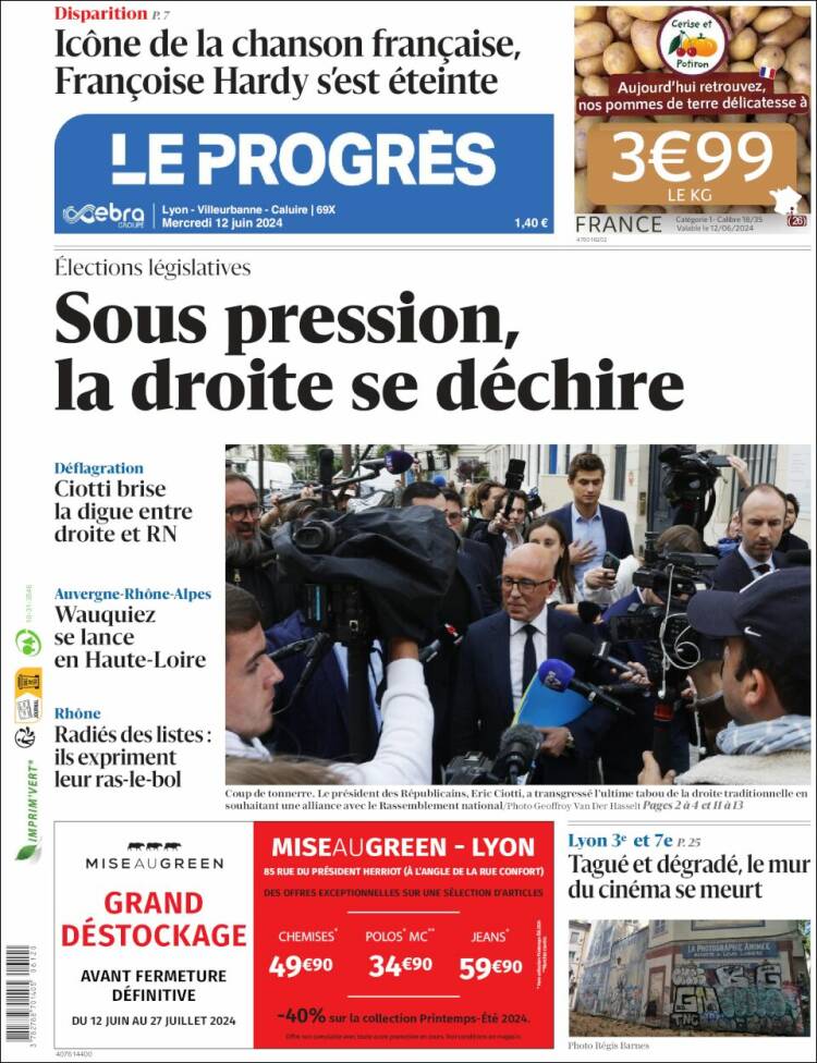Portada de Progres de Fecamp (Francia)