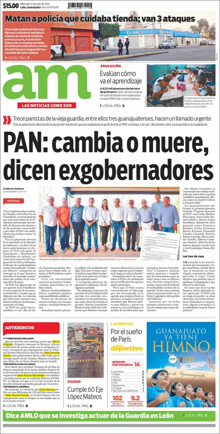 Portada de Al Día A.M. (Mexico)