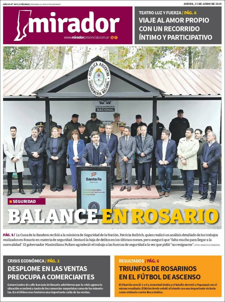 Portada de Mirador Provincial (Argentina)