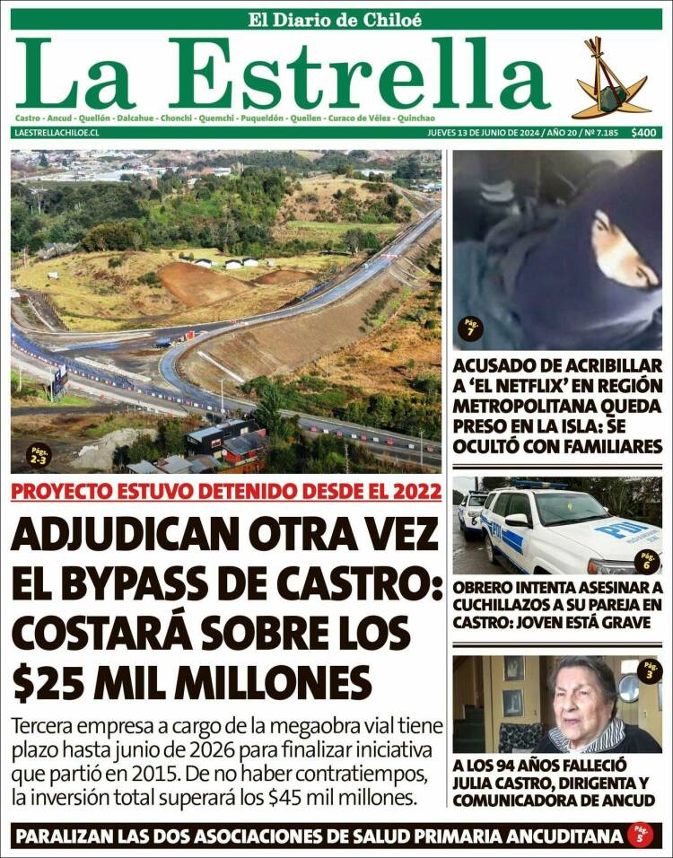 Portada de Estrella de Chiloé (Chile)