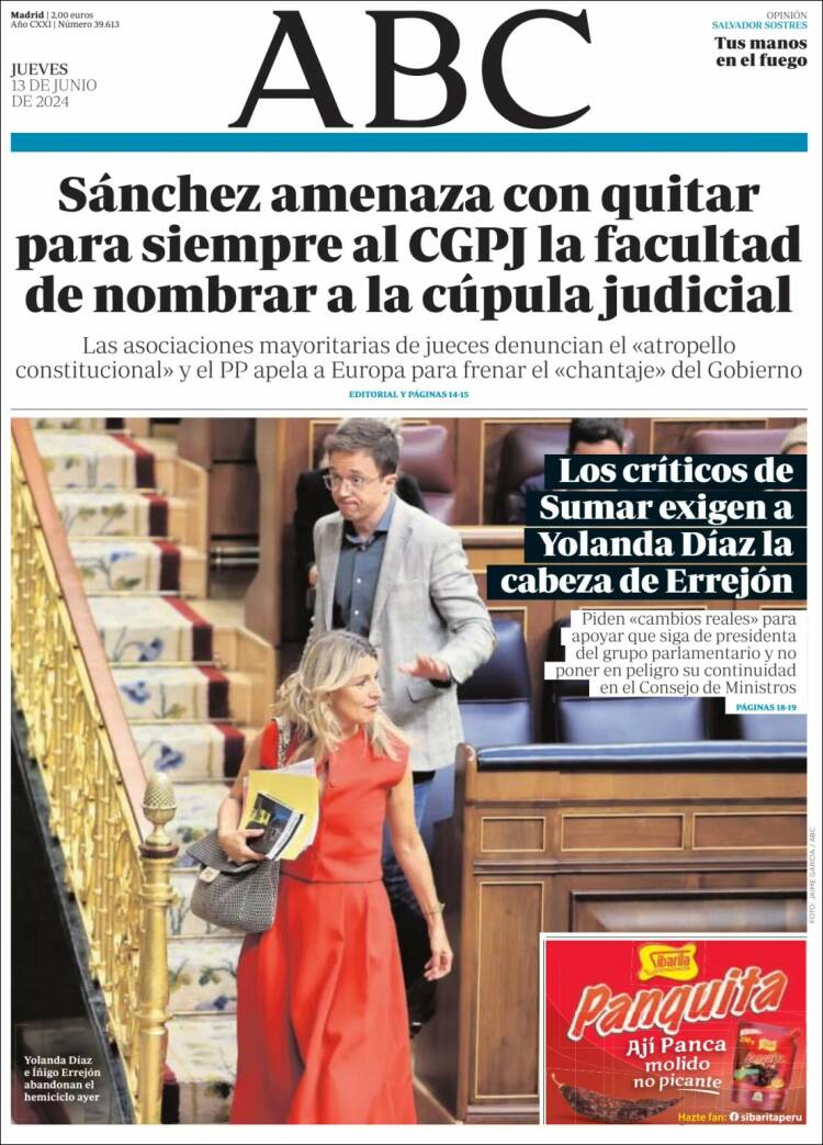 Portada de ABC (España)