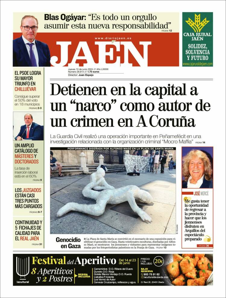 Portada de Diario Jaén (España)