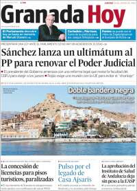 Portada de Granada Hoy (España)
