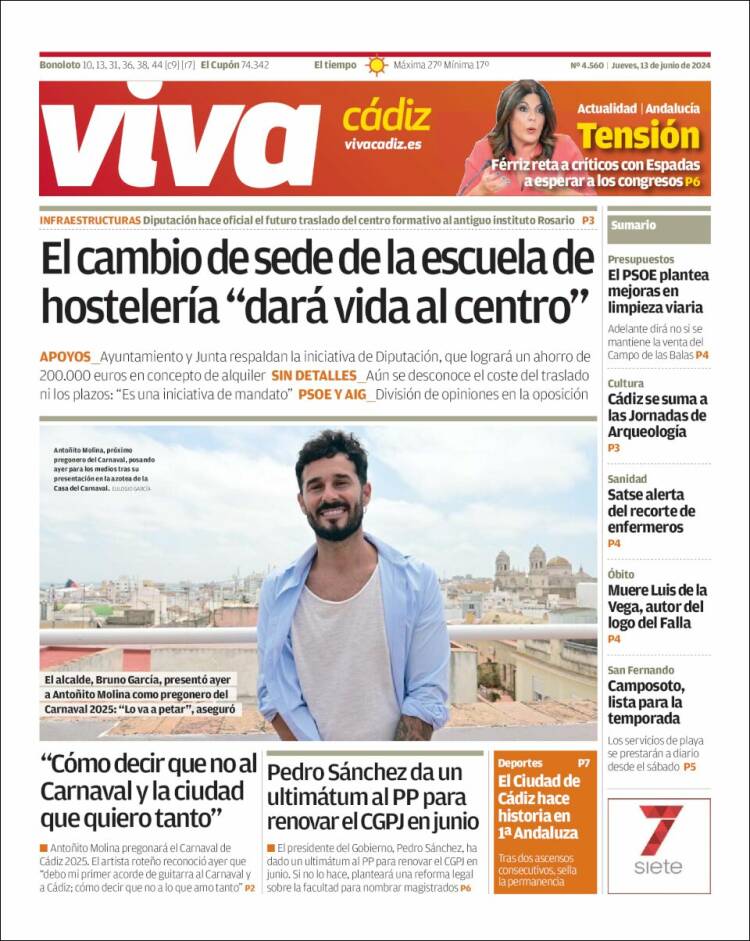 Portada de Información - Cadiz (España)