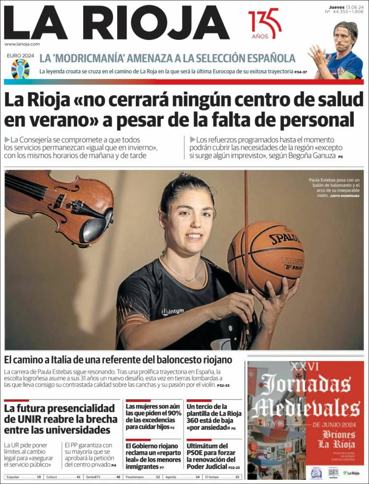 Portada de La Rioja (España)