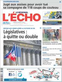 Portada de L'Echo de la Haute-Vienne (Francia)