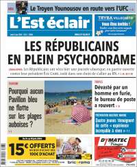 Portada de L'Est Eclair (Francia)