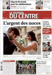 Portada de Le Journal du Centre (Francia)