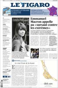 Portada de Le Figaro (France)