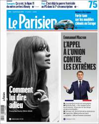 Portada de Le Parisien (France)