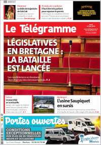 Portada de Télégramme (Francia)