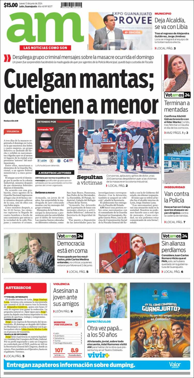 Portada de Al Día A.M. (M&eacute;xico)