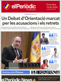 Portada de El Periòdic d'Andorra (Andorra)