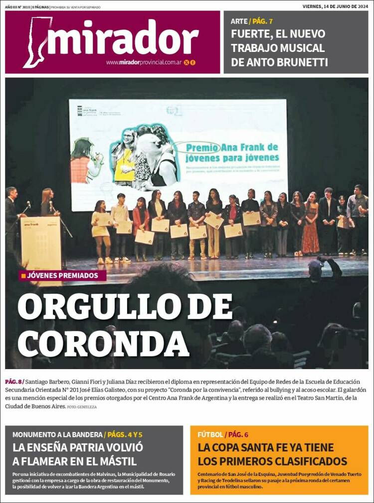 Portada de Mirador Provincial (Argentina)