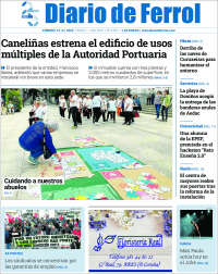 Portada de Diario de Ferrol (España)