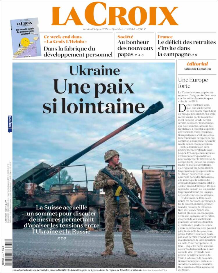 Portada de La Croix (Francia)