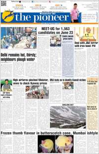 Portada de The Pioneer (India)